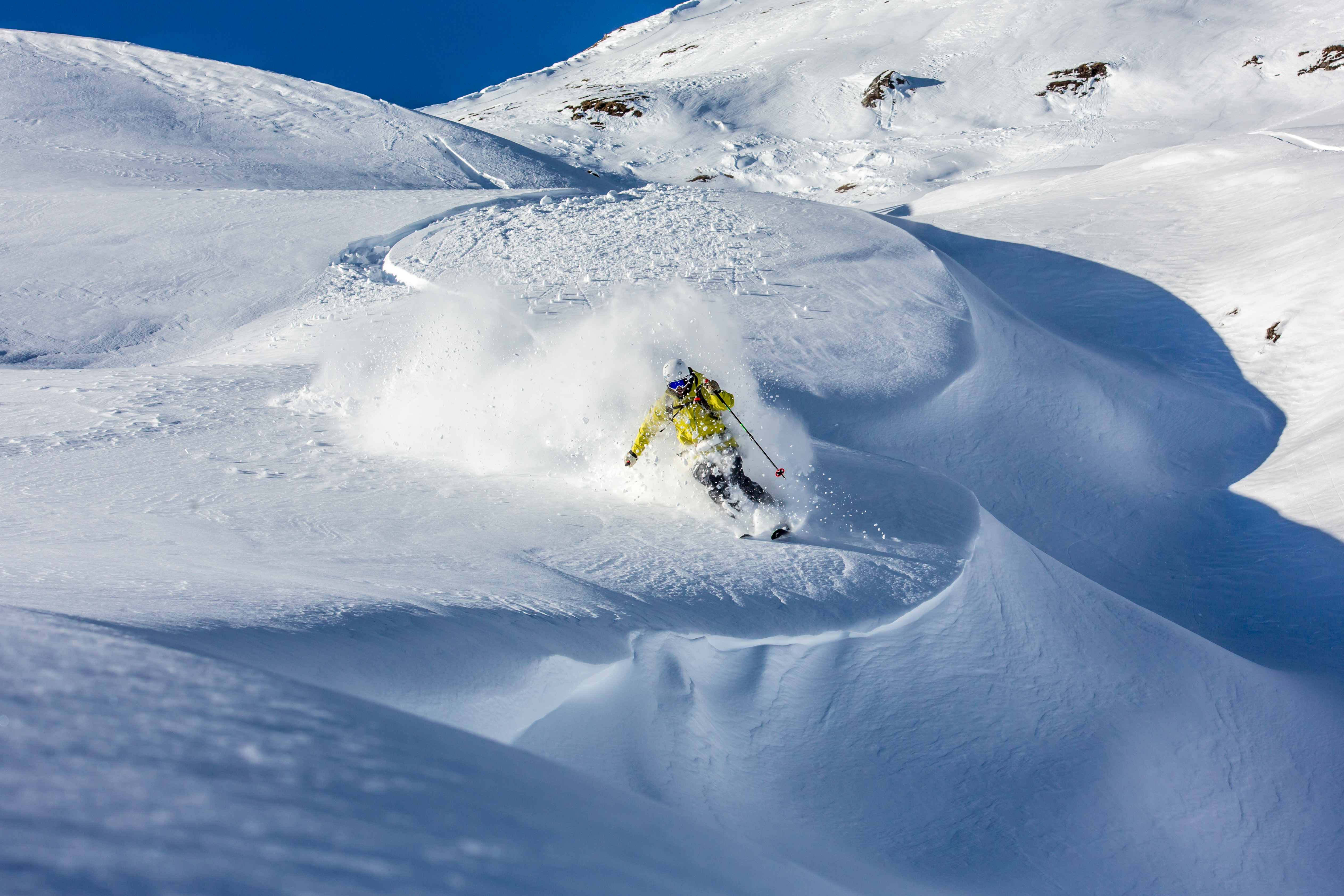Freeriden für Leicht Fortgeschrittene mit Mountain Sports Mayrhofen.