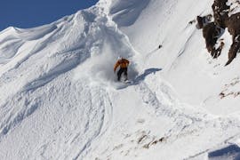 Sortie de ski freeride en haute montagne "The King Lines" avec Mountain Sports Mayrhofen.
