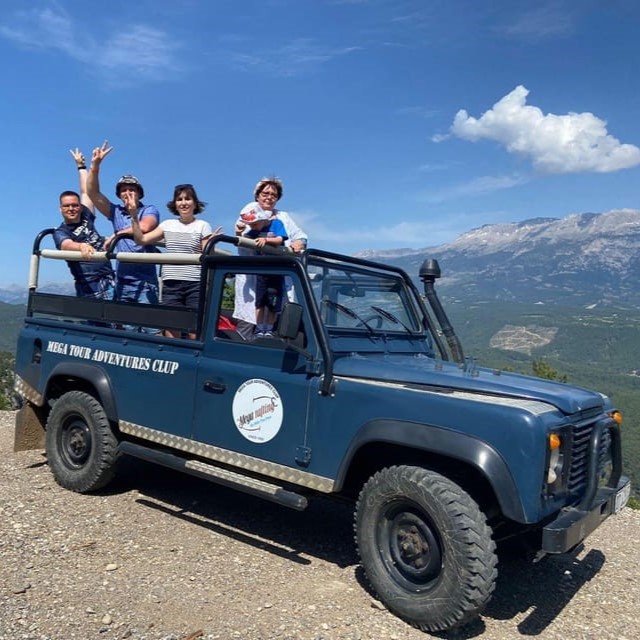 Jeep Tour to Tazi Canyon, Selge Amphitheater and Adam Kayalar with Lunch from Mega Rafting Bozyaka.