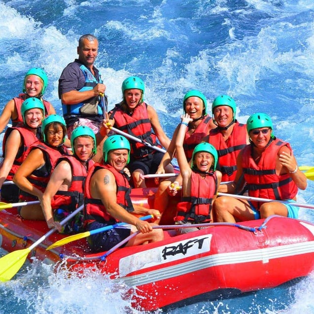 Rafting- & Jeep Tour in Köprülü Canyon with Lunch & Pick up from Mega Rafting Bozyaka.