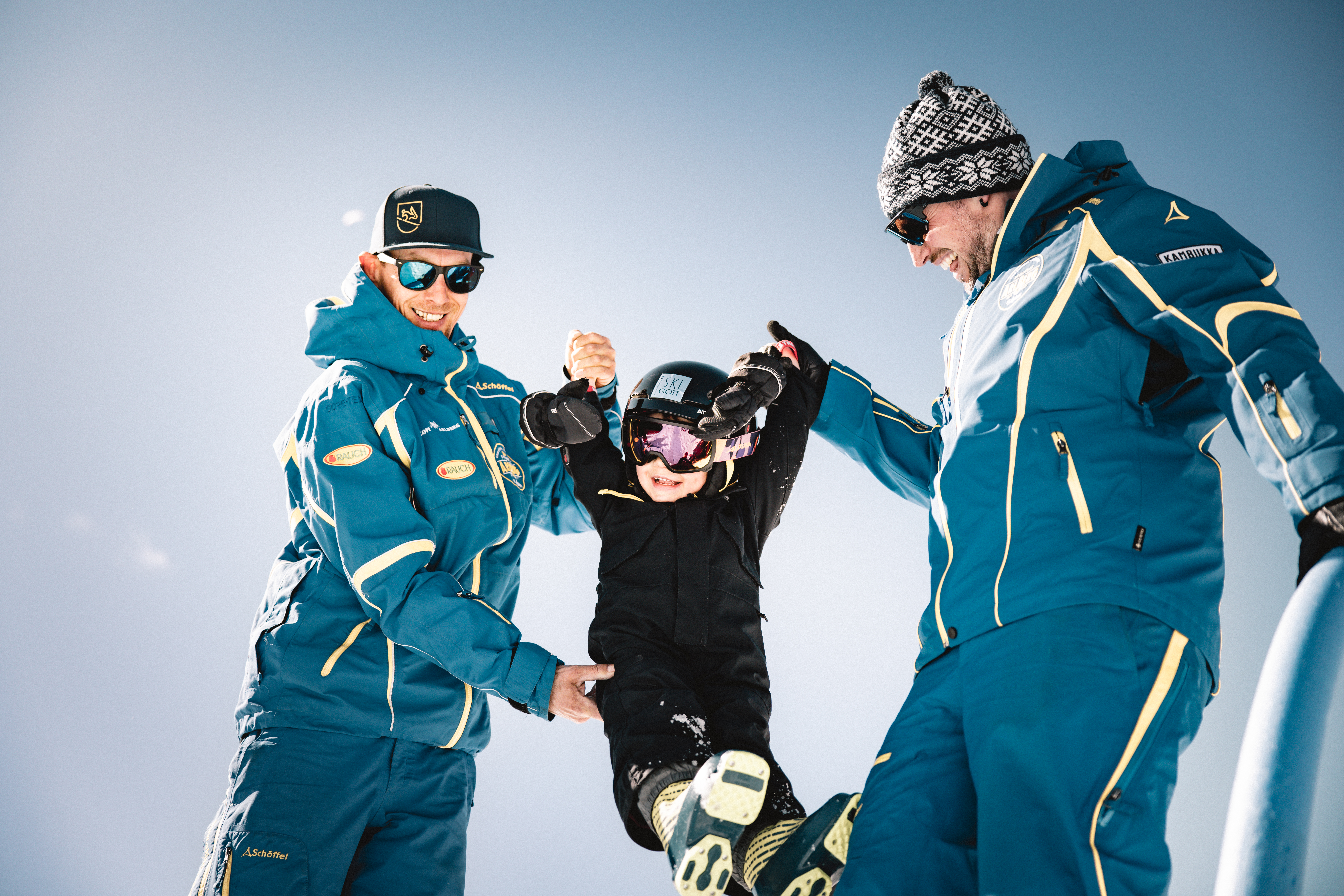 Cours de ski Enfants "Minis" (4 ans) pour Expérimentés.