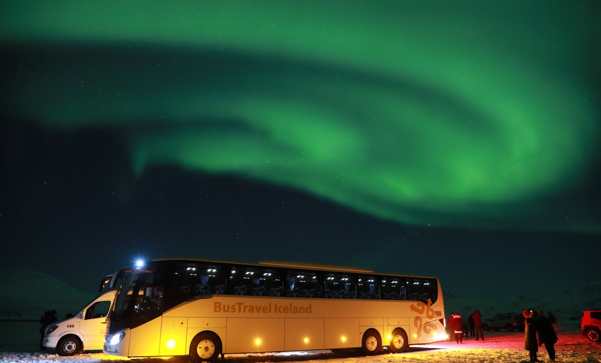 Northern Lights Bus Tour from Reykjavik from Bustravel Iceland.