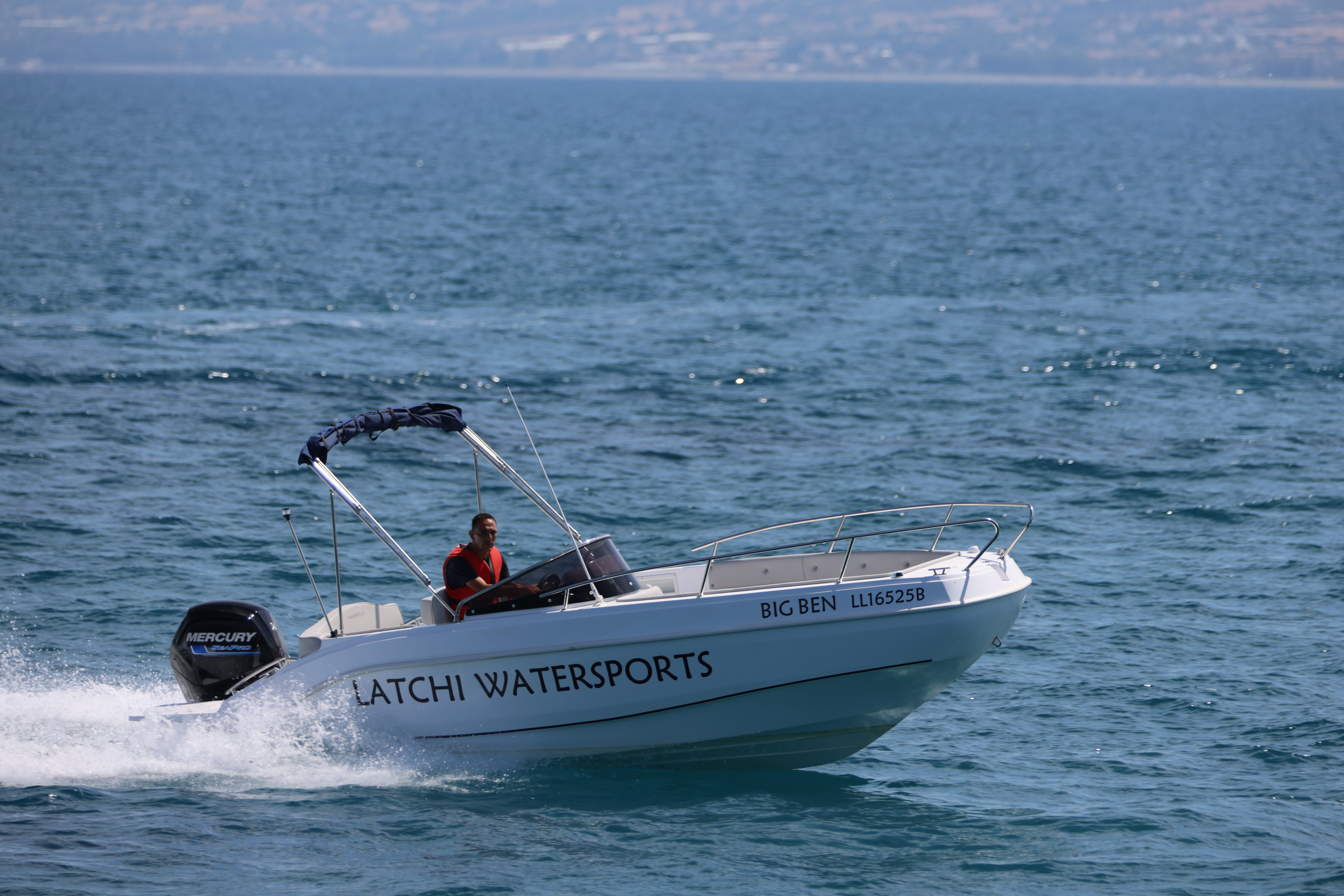 Boat Rental in Latchi (up to 6 people) without Licence from Latchi Dive & Watersports Centre.