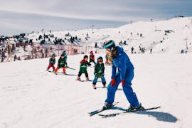 Kinder-Skikurs (4-12 J.) für Fortgeschrittene mit Skischule Sebastian Keiler - Kaltenbach.