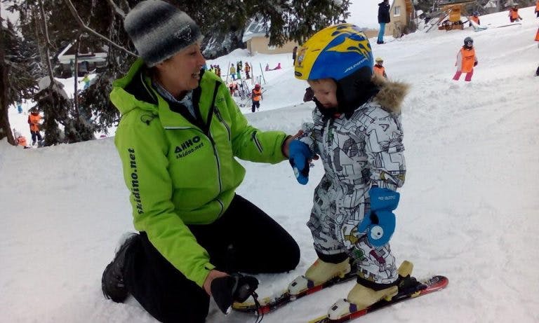 Kids Ski Lessons (4-12 y.) for All Levels from Ski Dino Vitosha.