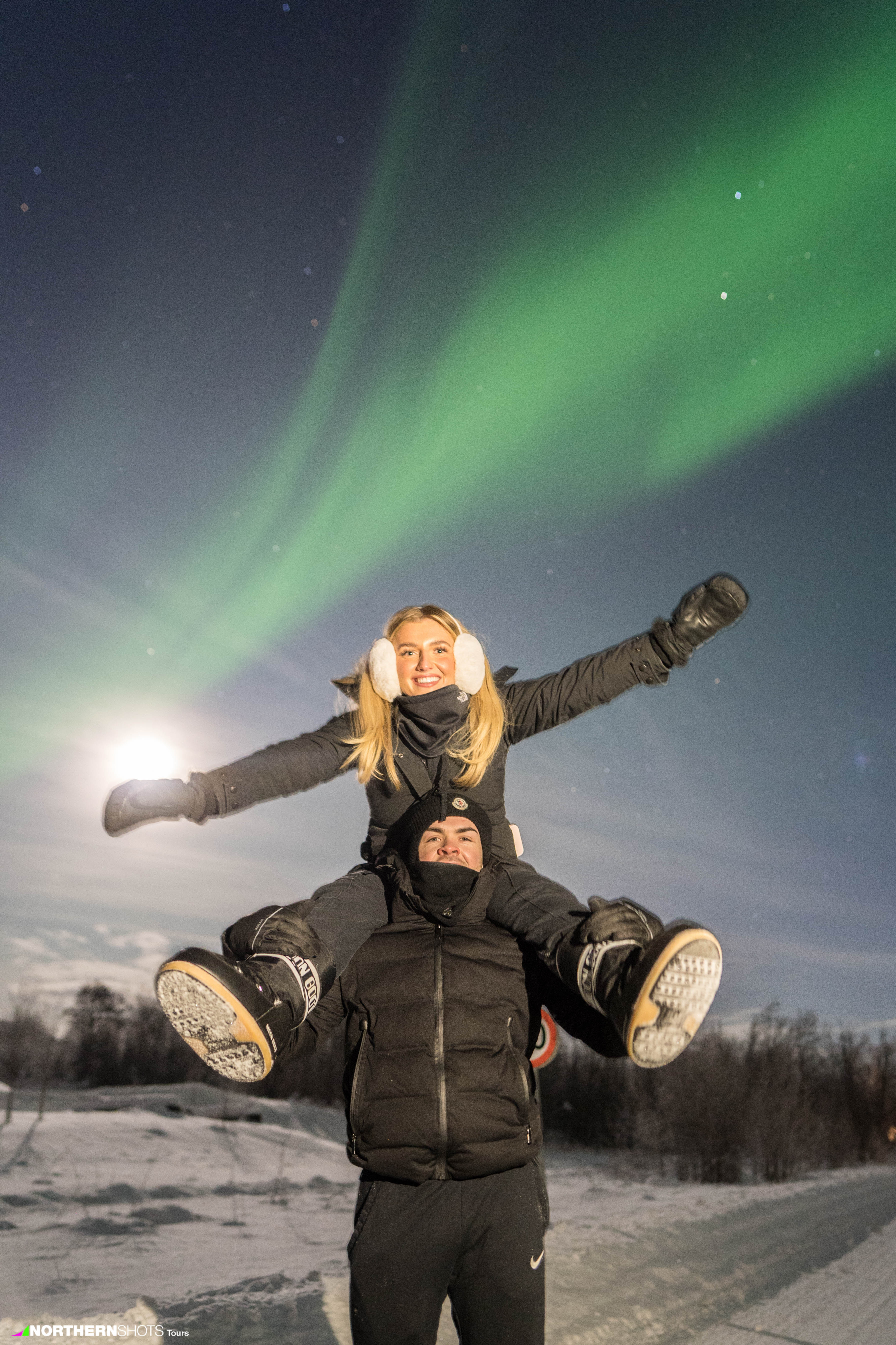 Northern Lights Bus Tour from Tromsø with Drinks from Northern Shots Tours Tromsø.