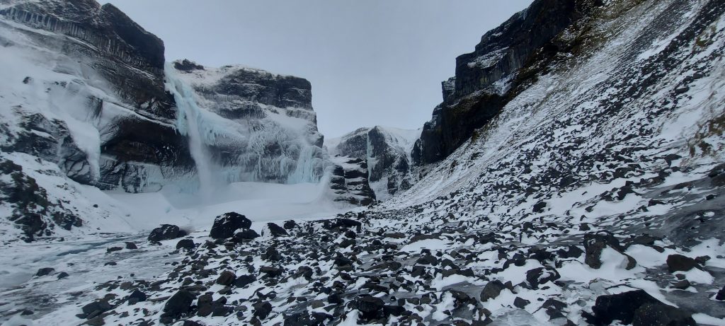 Escalade sur cascade de glace privée depuis Reykjavik.