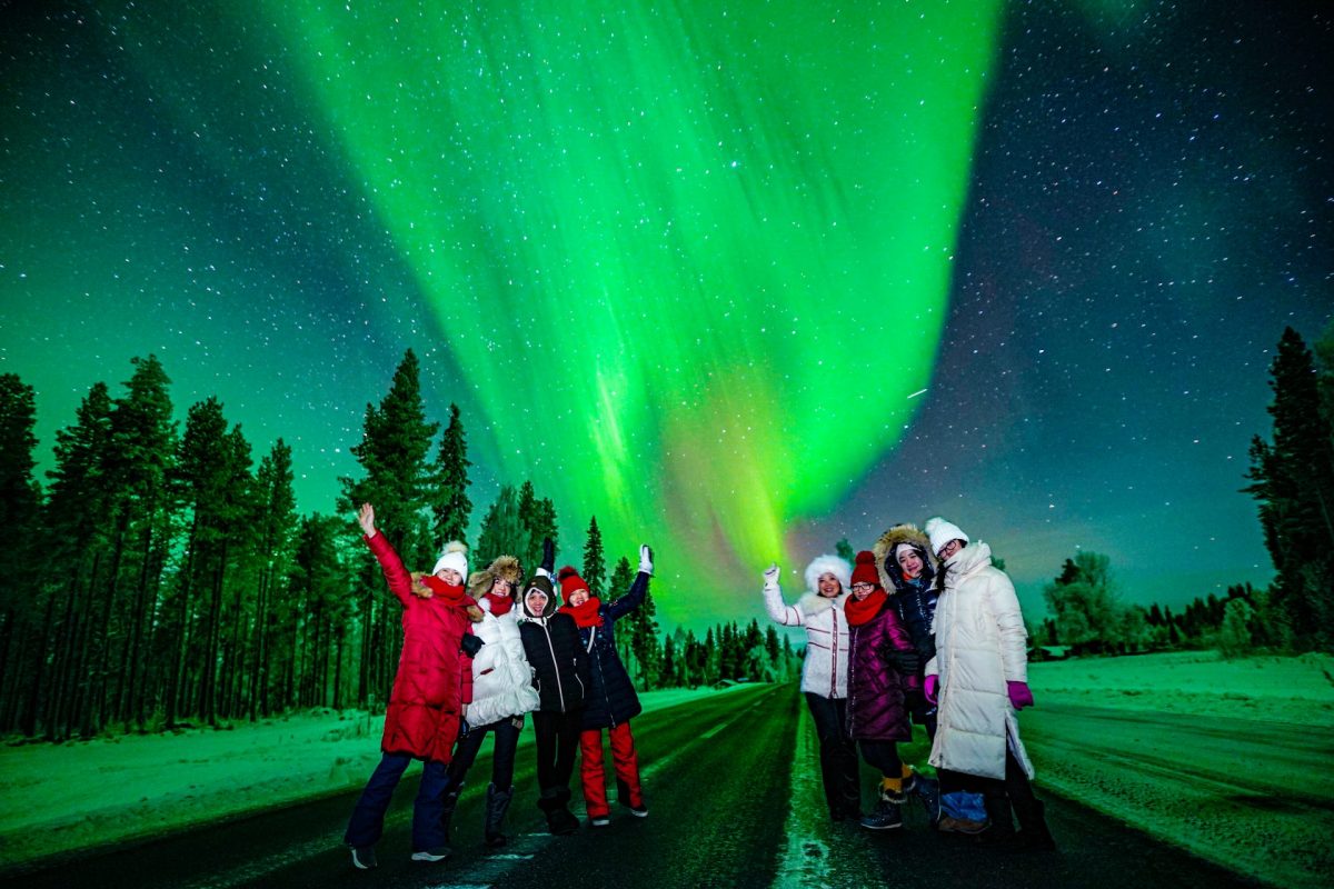 Northern Lights Tour with Professional Photos by Minivan from Rovaniemi from Wild About Lapland.