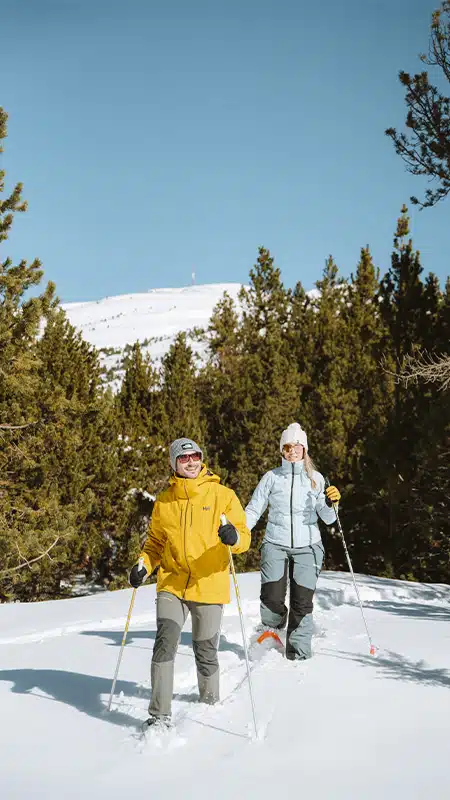 Snowshoeing Tour to Pessons Lake in Grau Roig from ROCROI - Llavorsí / Andorra.