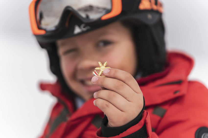 Lezioni di sci per bambini (6-12 anni) a Grands Montets con ESF Argentière.