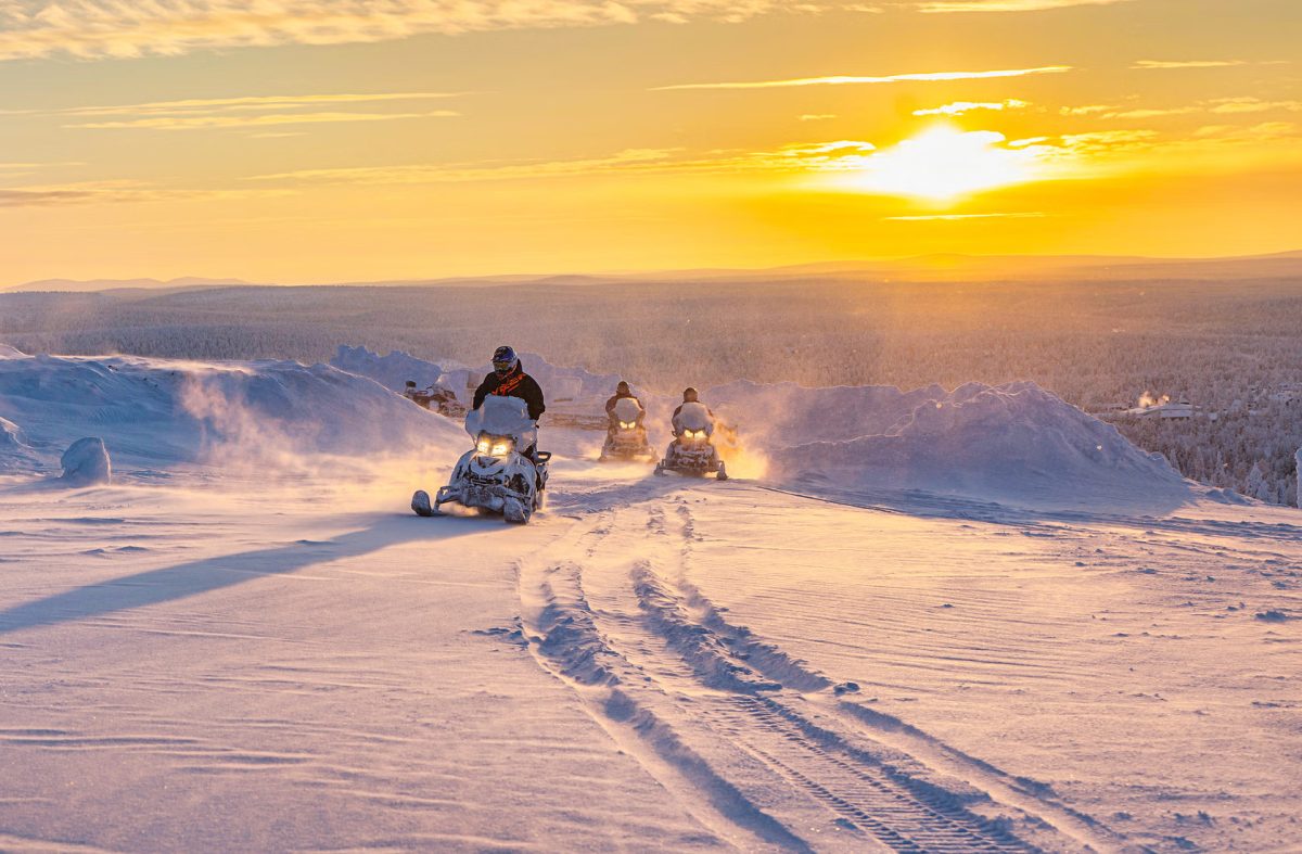 Snowmobile Tour with Hot Drinks from Rovaniemi.