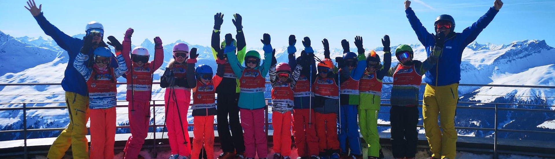 Skilessen voor Kinderen "Parsenn" (8-14 jaar) voor Gevorderden.