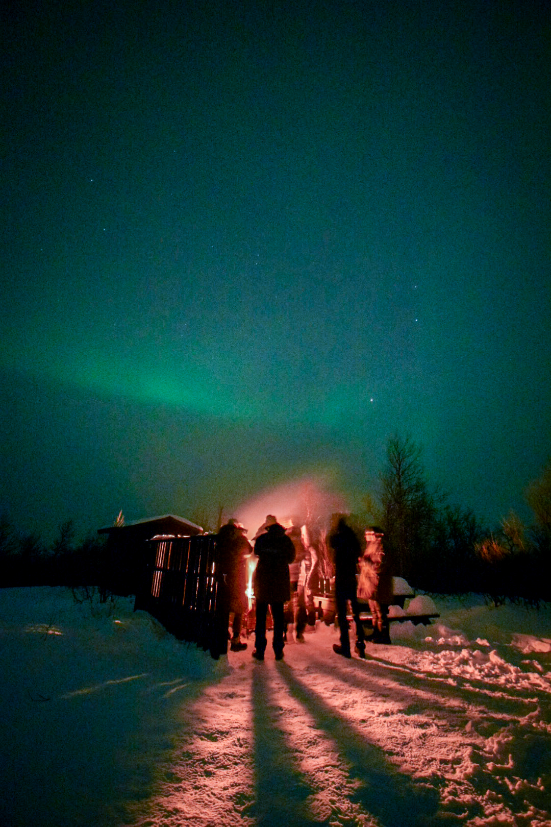 Excursion en minibus jusqu’aux aurores boréales depuis Kiruna avec Paradise Lapland Kiruna.