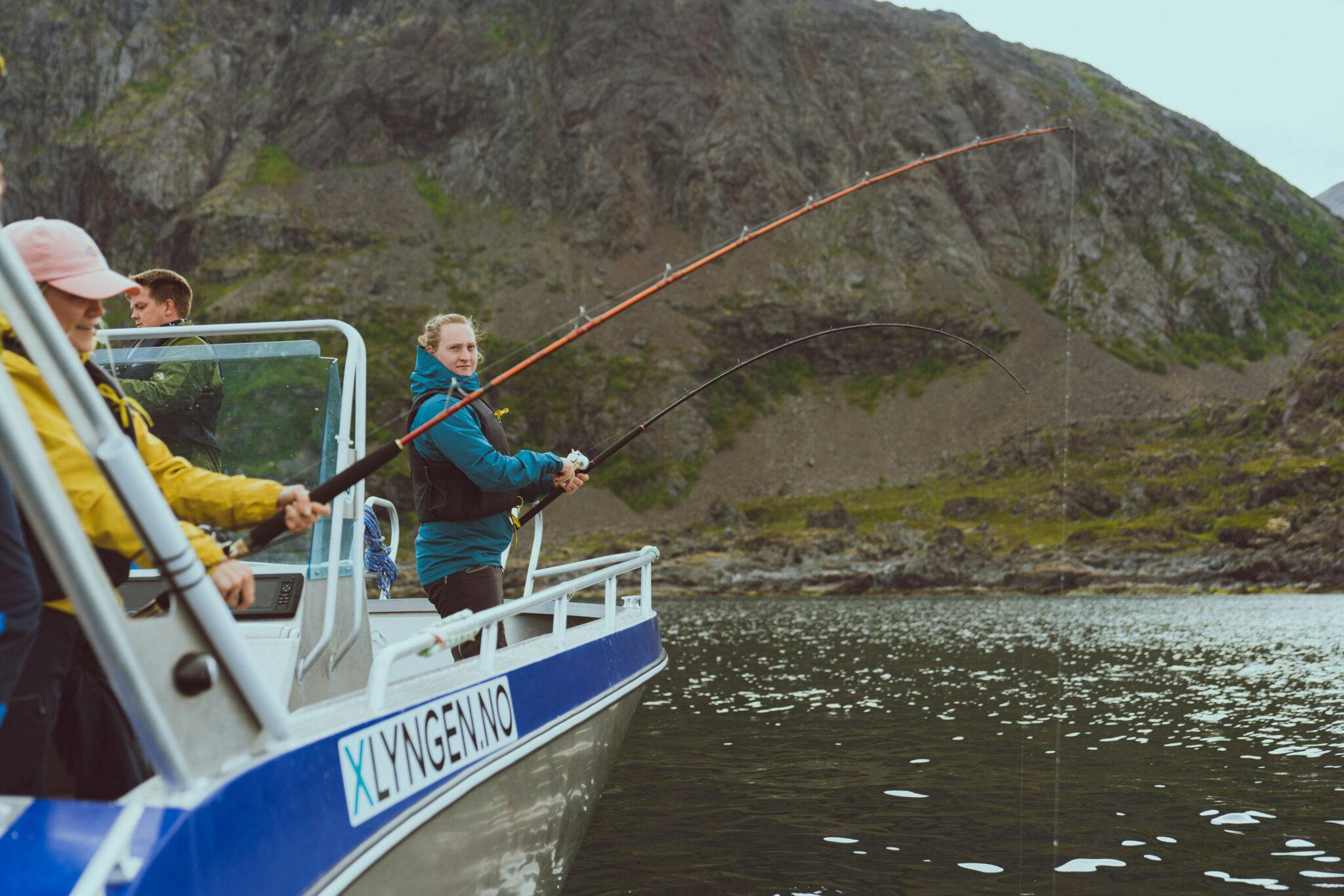Private Fishing Boat Trip in Lenangsstraumen from Xlyngen Tromsø.