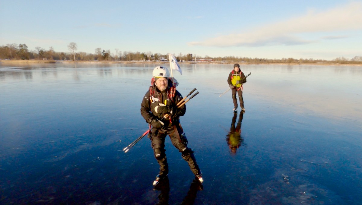 Balade en patin à glace à Stockholm avec Déjeuner - Niveau débutant avec Stockholm Adventures.