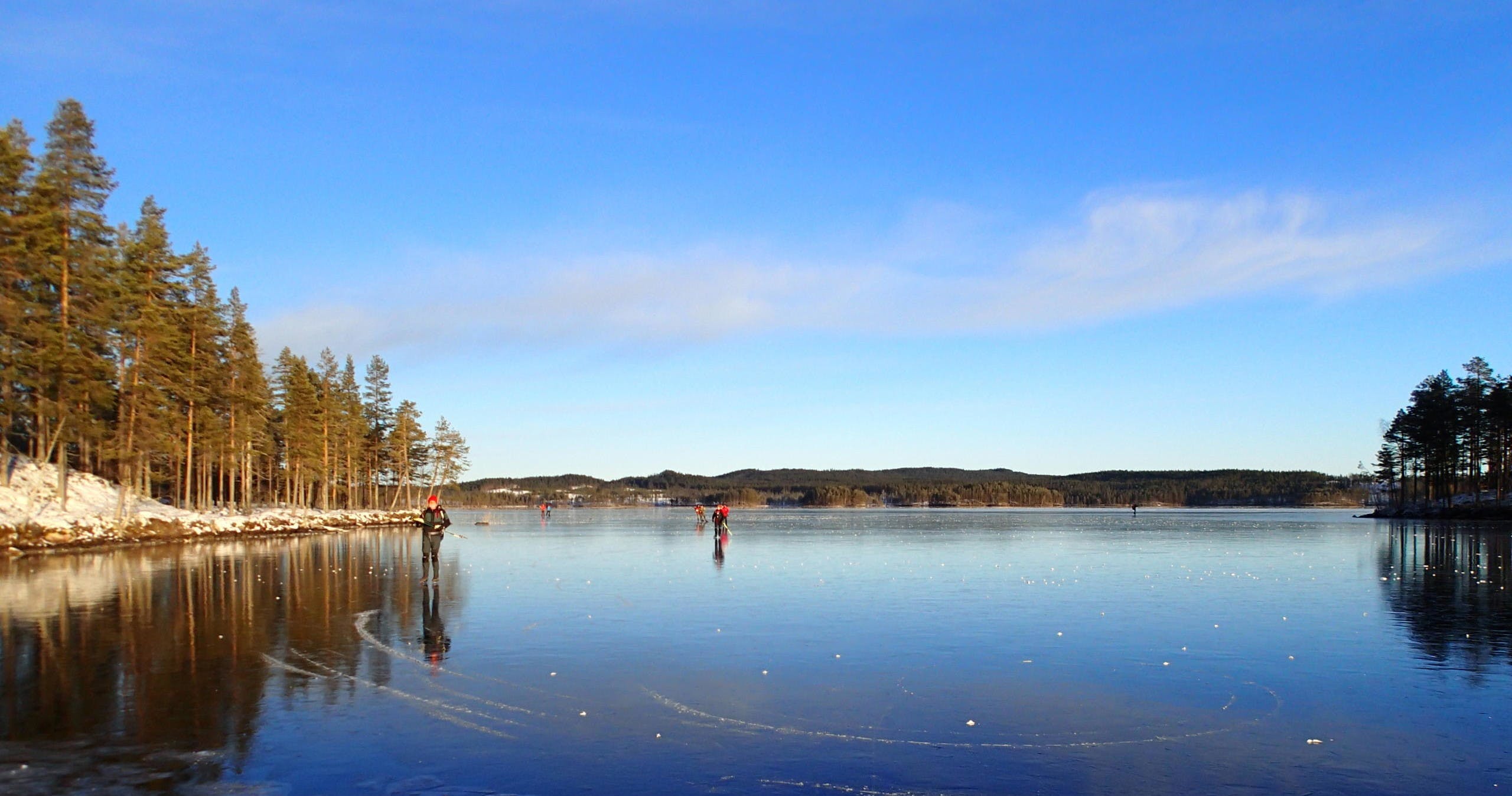 Balade en patin à glace à Stockholm avec Déjeuner - Niveau intermédiaire.