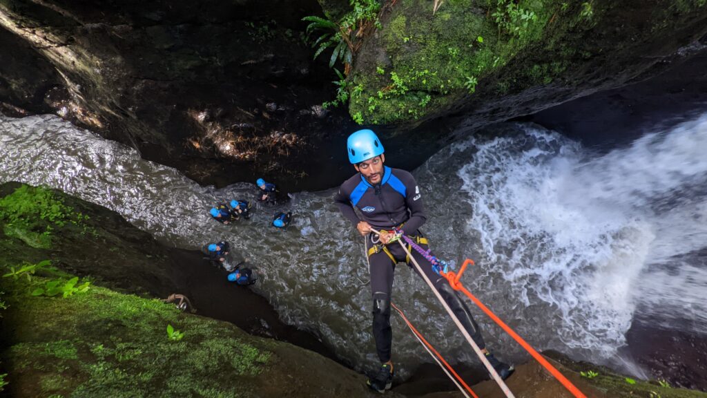 Discovery Canyoning in Absalon near Fort-de-France.