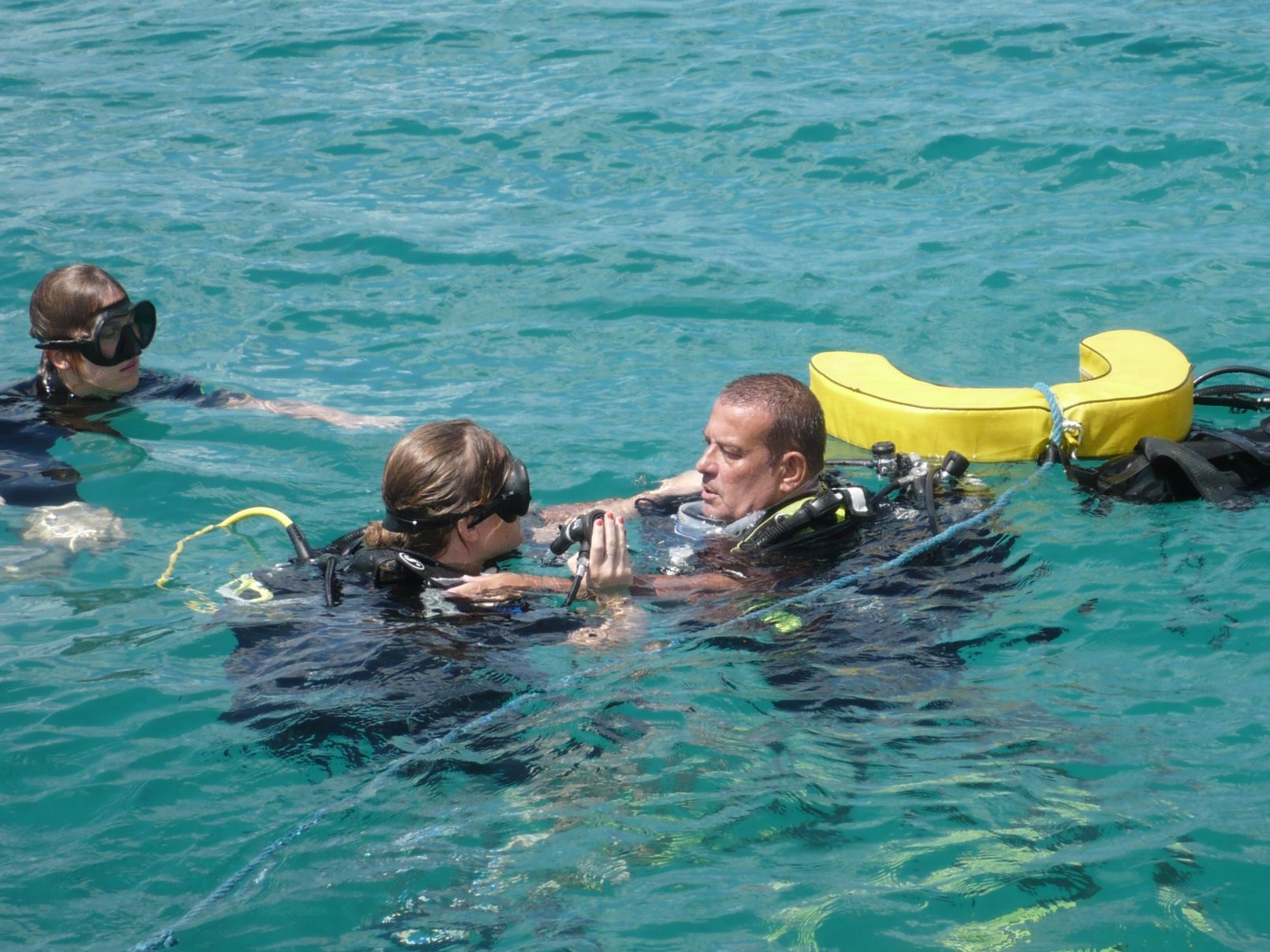 Battesimo del mare a Sainte-Luce per principianti con Kawan Plongée Martinique.