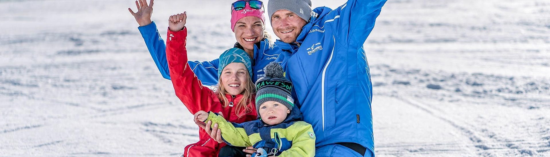 Privater Skikurs für die Familie für alle Levels.