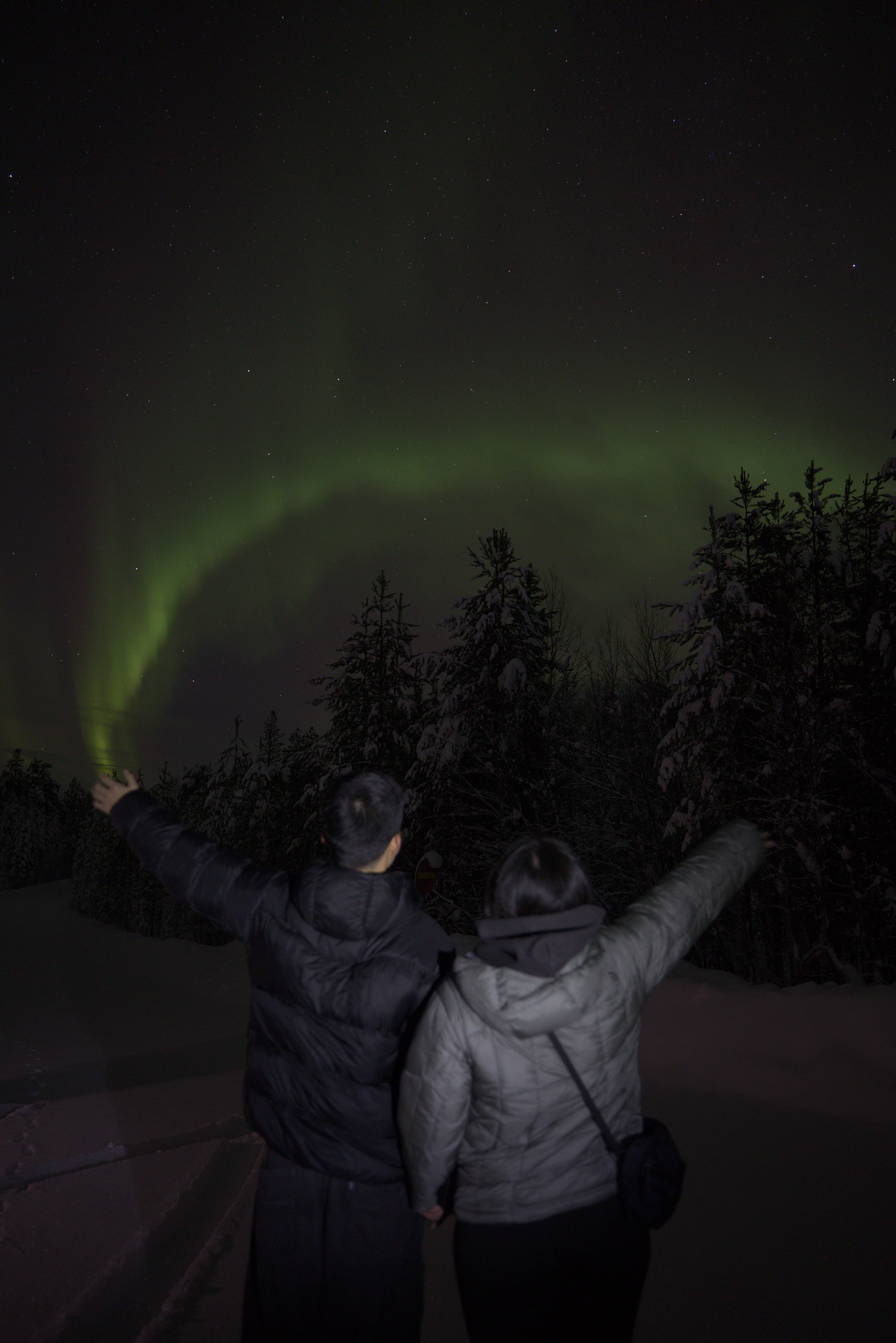 Minivan Tour from Ivalo with Northern Lights and Snacks & Warm Beverages.