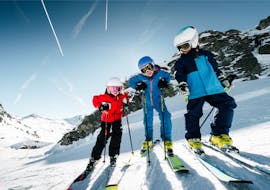 Kinder-Skikurs "Kids Club" (5-13 J.) für Fortgeschrittene mit Heli's Skischule Saalbach-Hinterglemm.