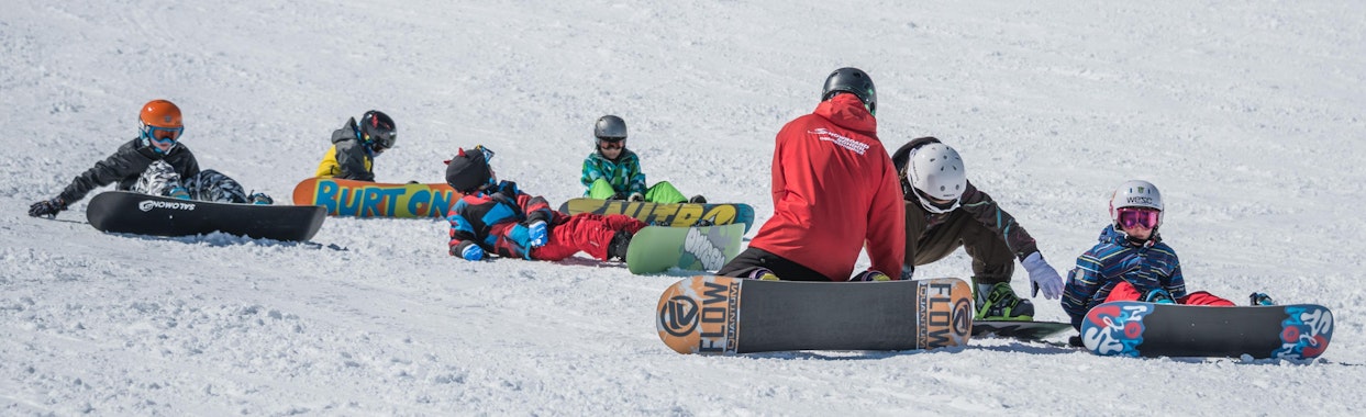 Kids Snowboarding Lessons (4-15 y.) for Advanced Snowboarders