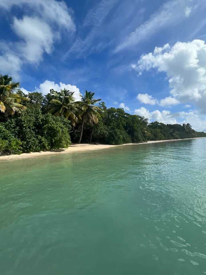 Bootstour nach Marie-Galante mit Sightseeing und Mittagessen am Strand mit Business Paradise Guadeloupe.