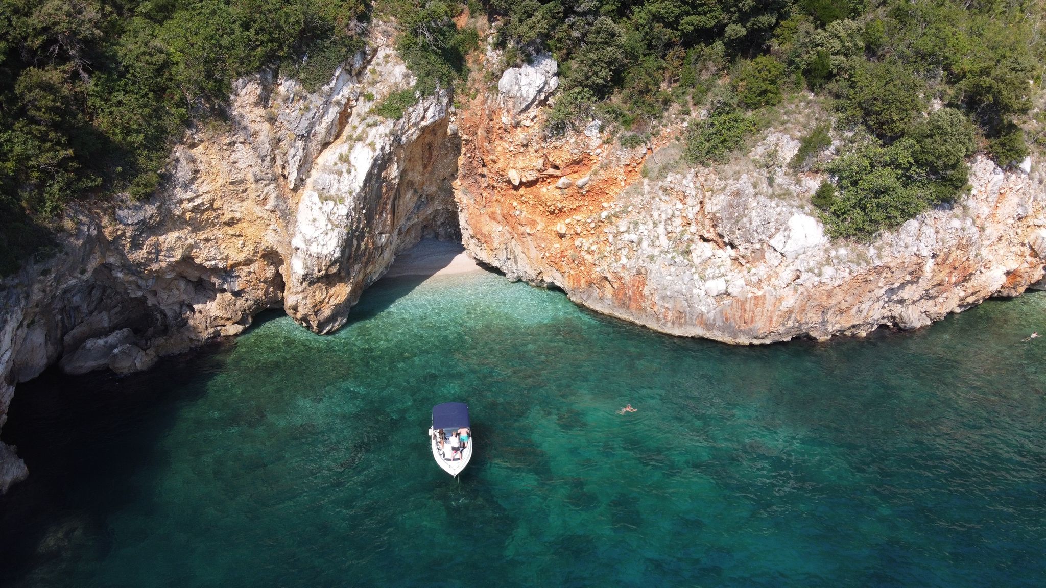 Private Boat Trip to Cres or Krk and the Coastline of Kvarner Bay with Snorkeling.