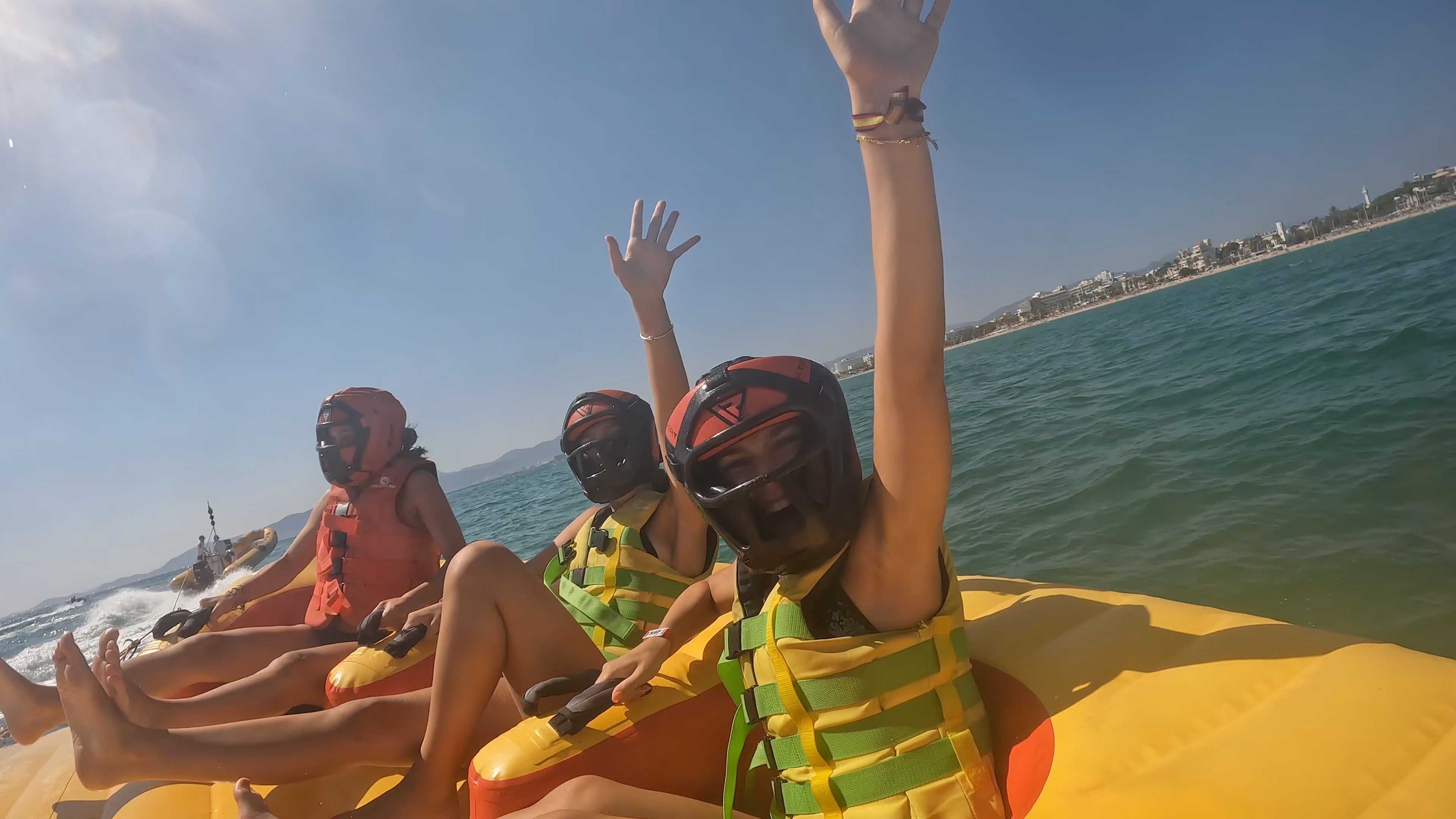 Balade en fusée aquatique à la plage El Arenal.