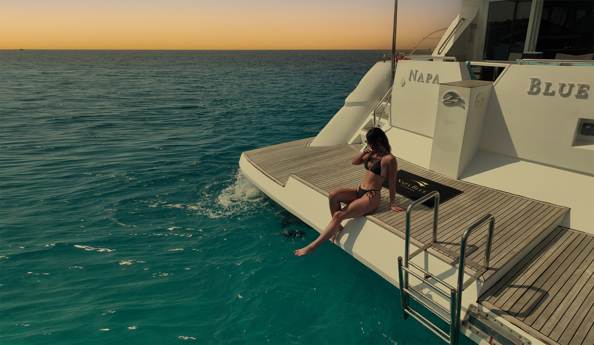 Katamarantour mit Napa Blue Catamaran Ayia Napa.