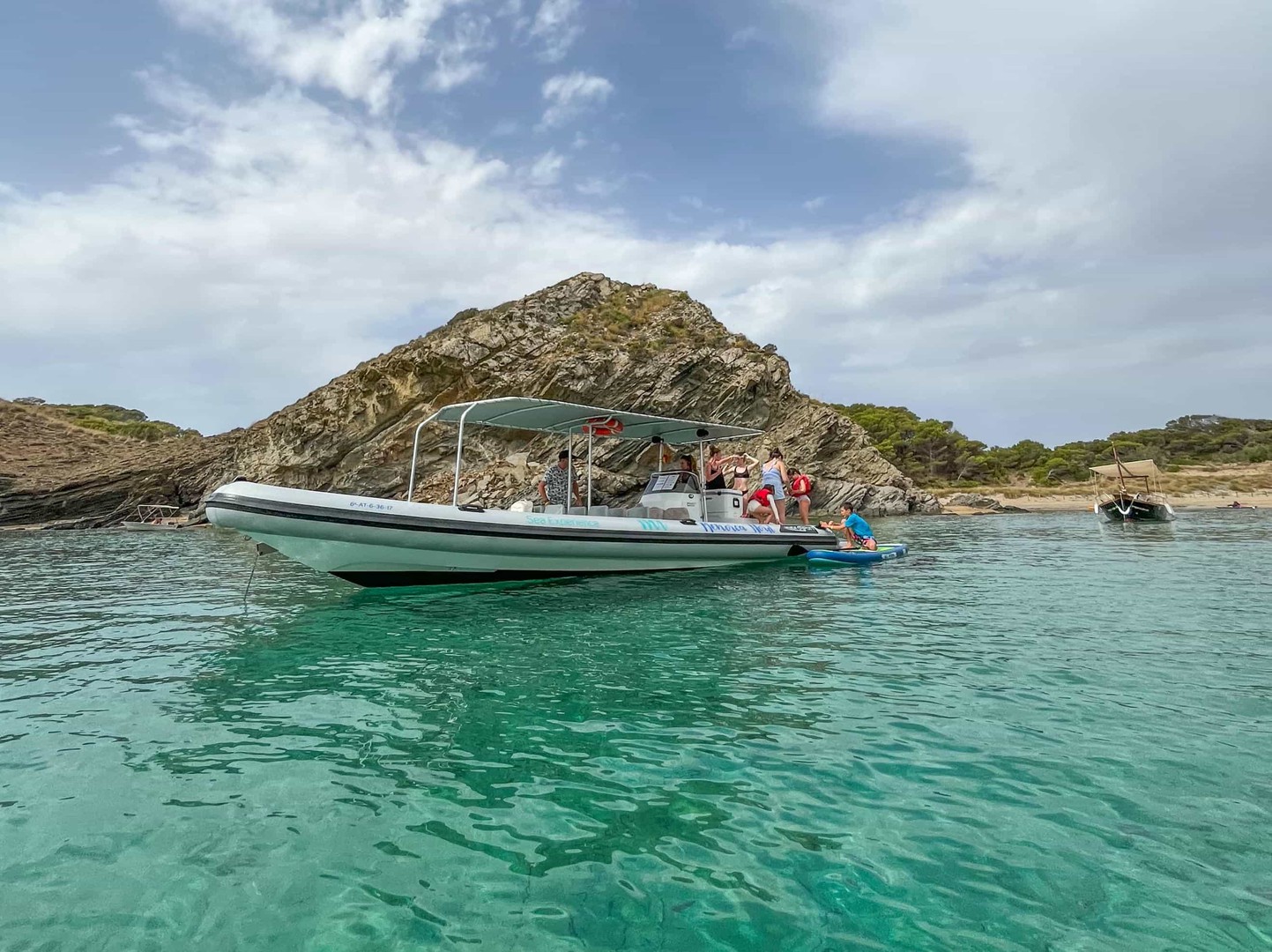 Speedboat Trip from Port d'Addaia to the Northen Coves with Snorkeling & SUP.