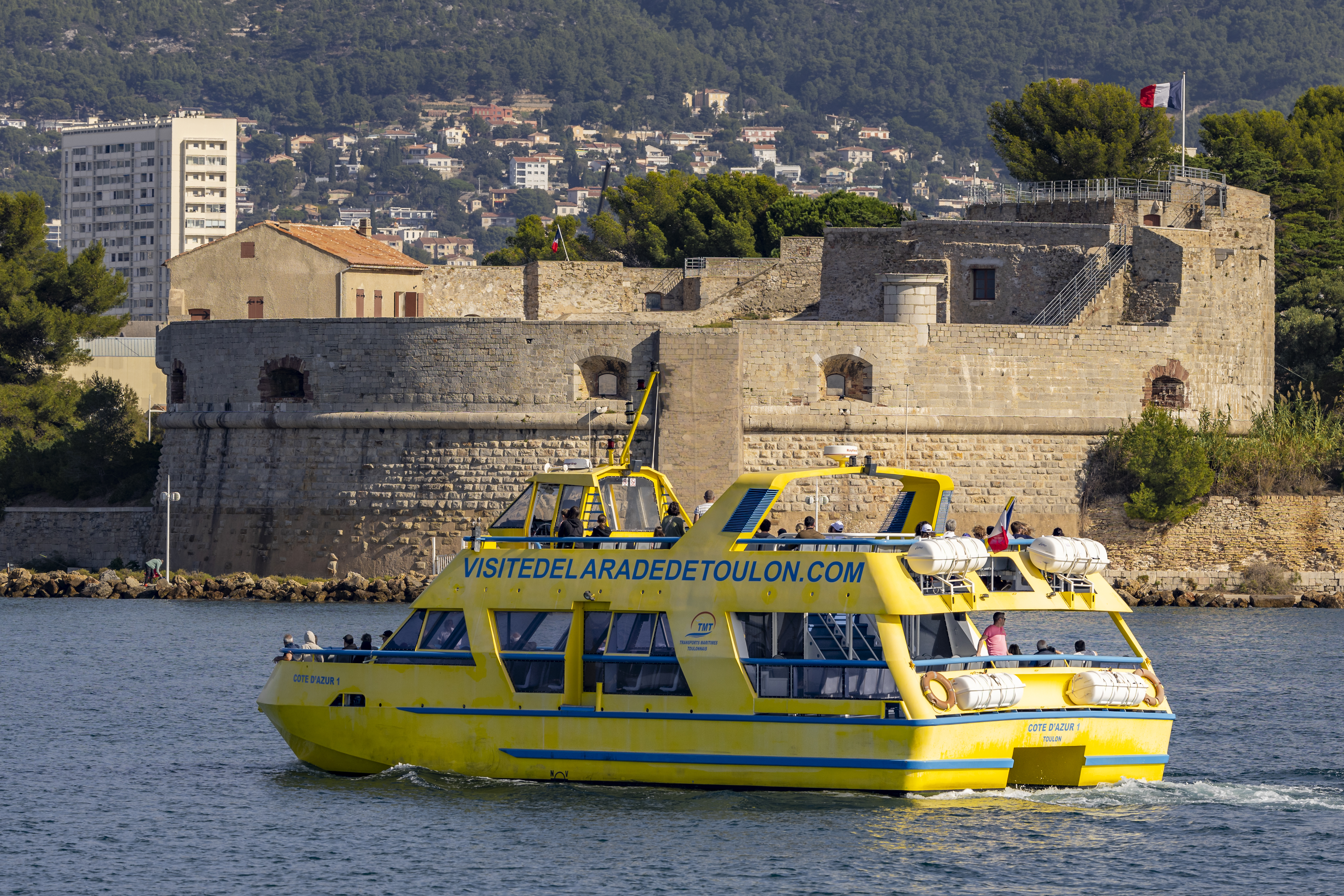 Boat Trip in the Toulon Bay.