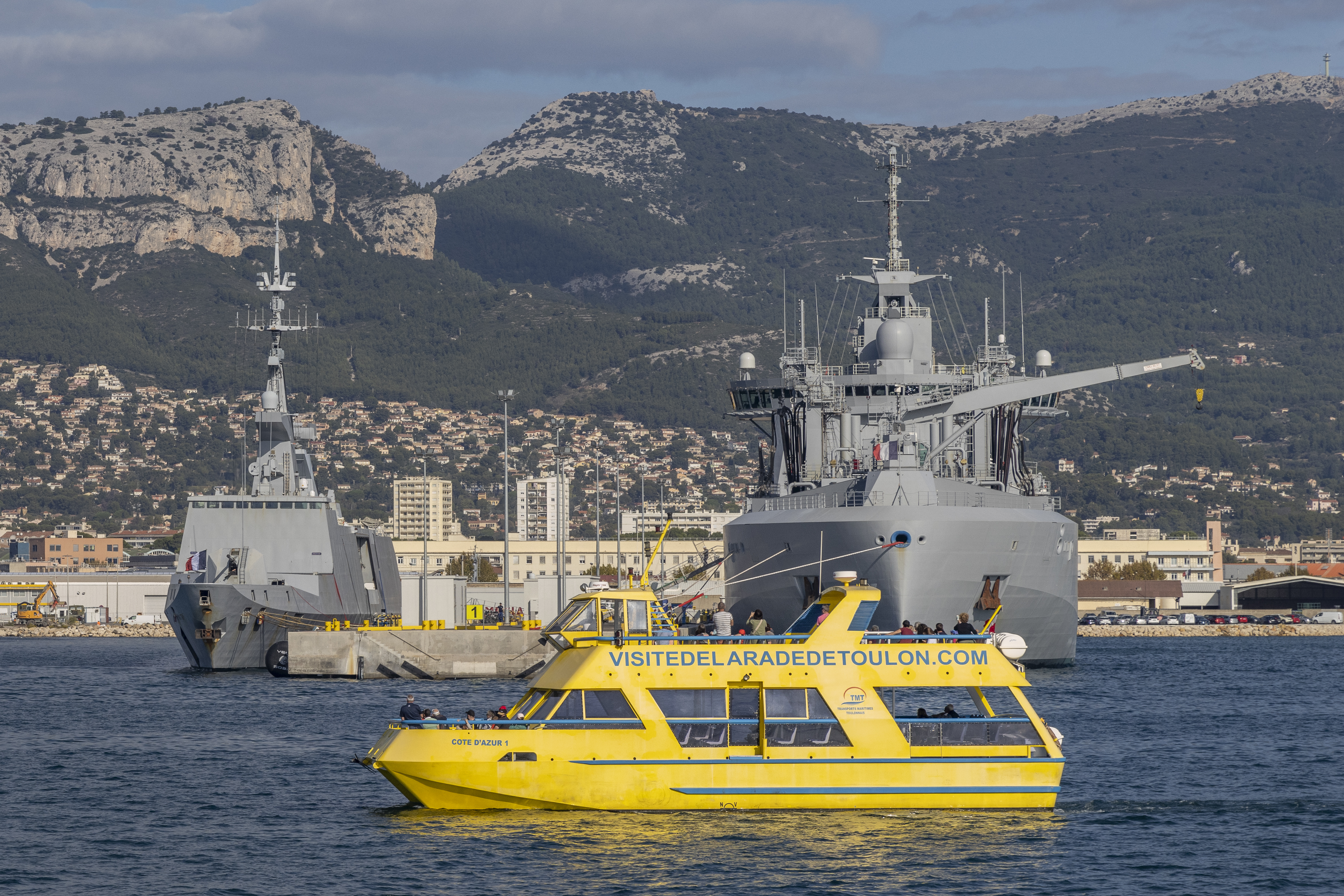 Bootstour in der Toulon-Bucht mit Les Bateliers de la Rade Toulon.