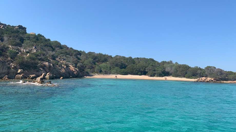 Gita in barca a Isola di Santa Maria.
