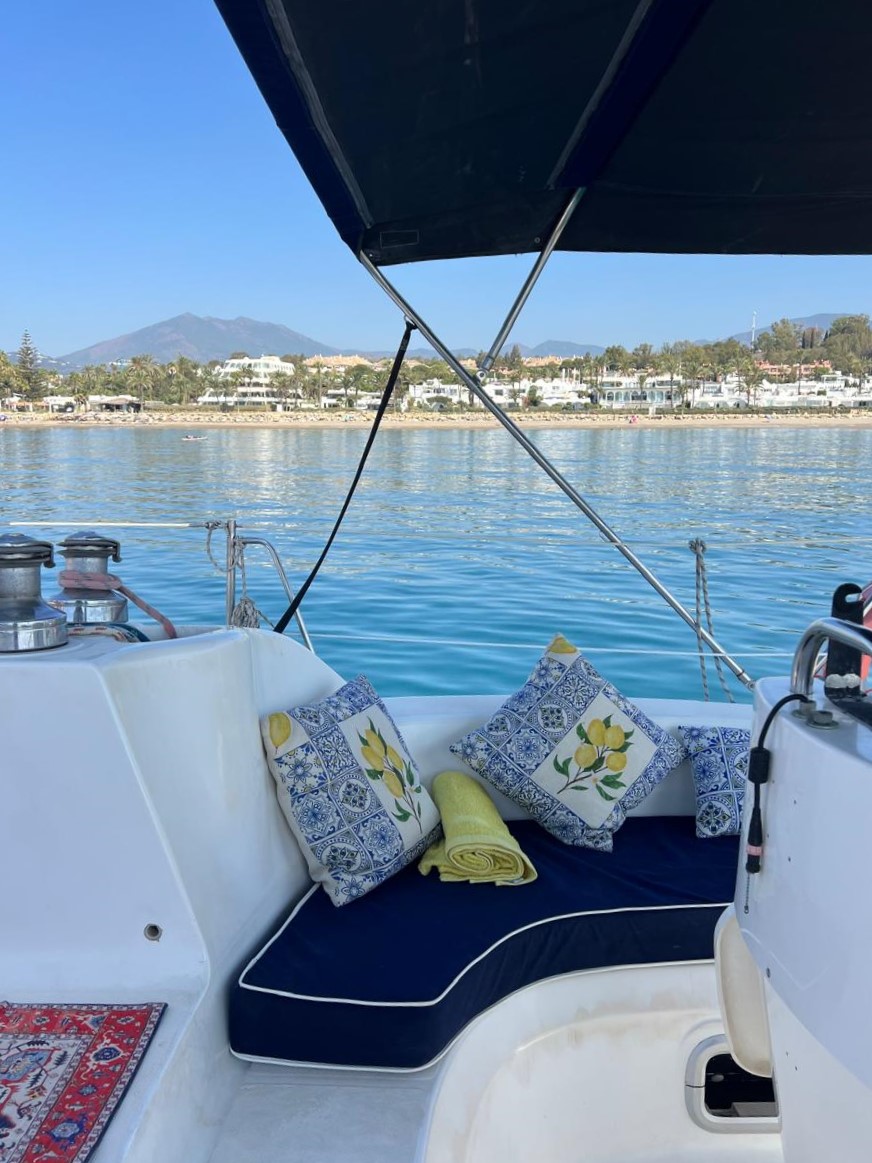 Sunset Sailing Trip along the Coast of Marbella with Swimming Stop.