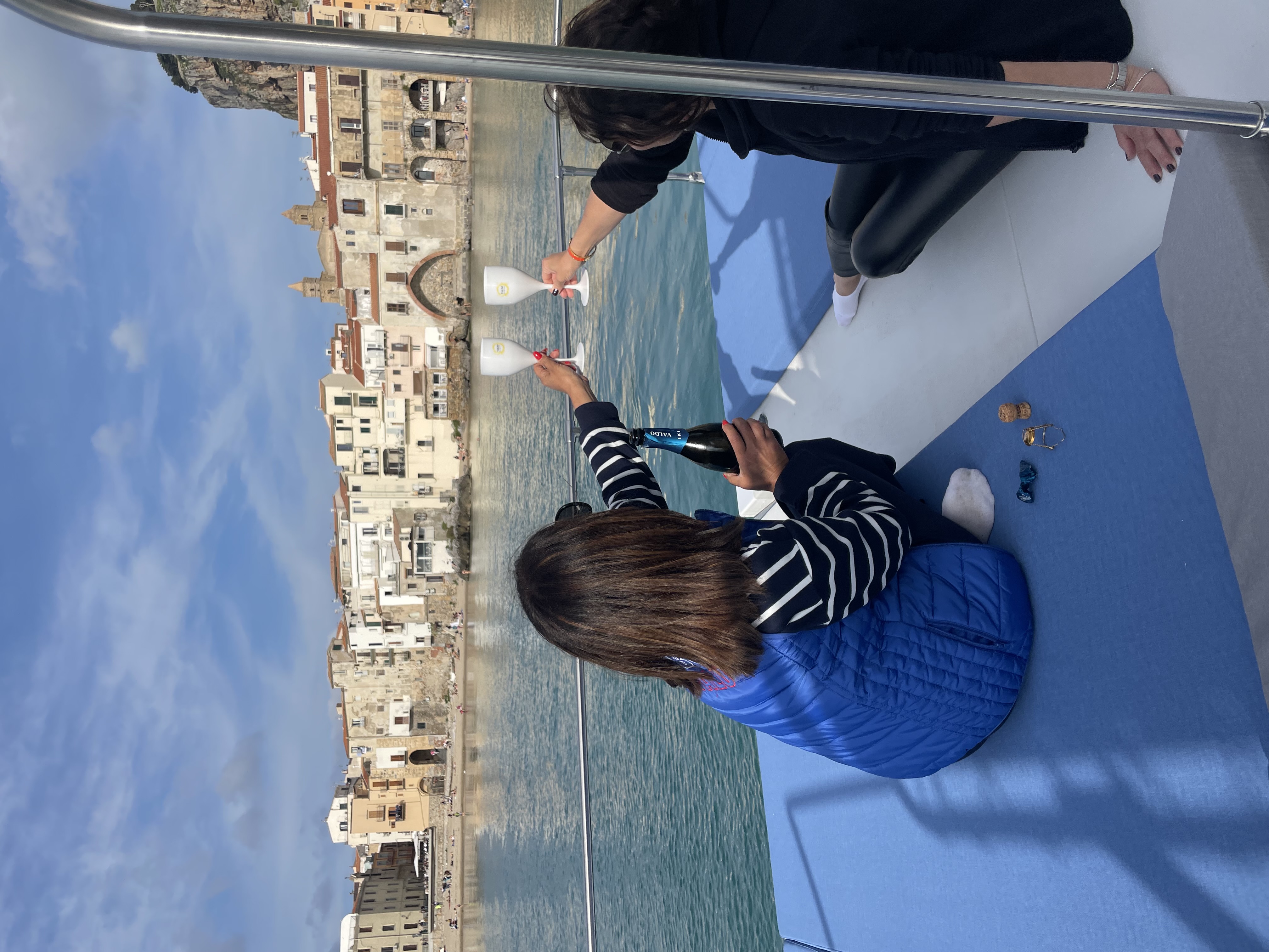 Sunset Catamaran Trip along the Coast of Cefalù with Apéritif from Marina Yachting Cefalù.
