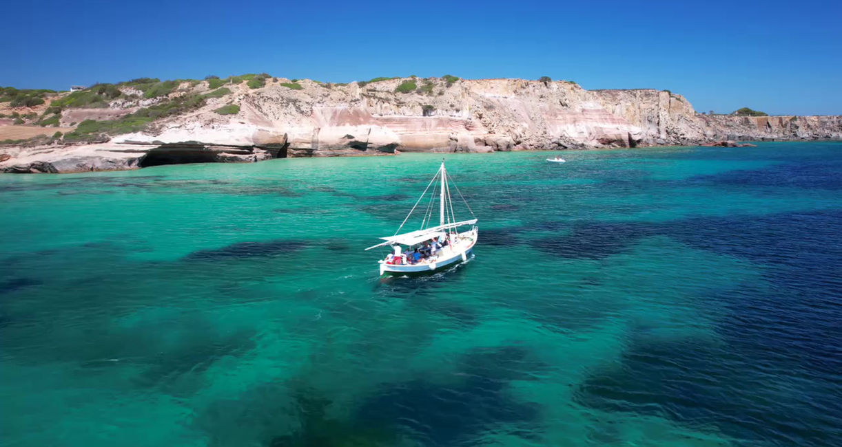 Private Boat Trip to Carloforte & San Pietro Island with Lunch & Snorkeling.