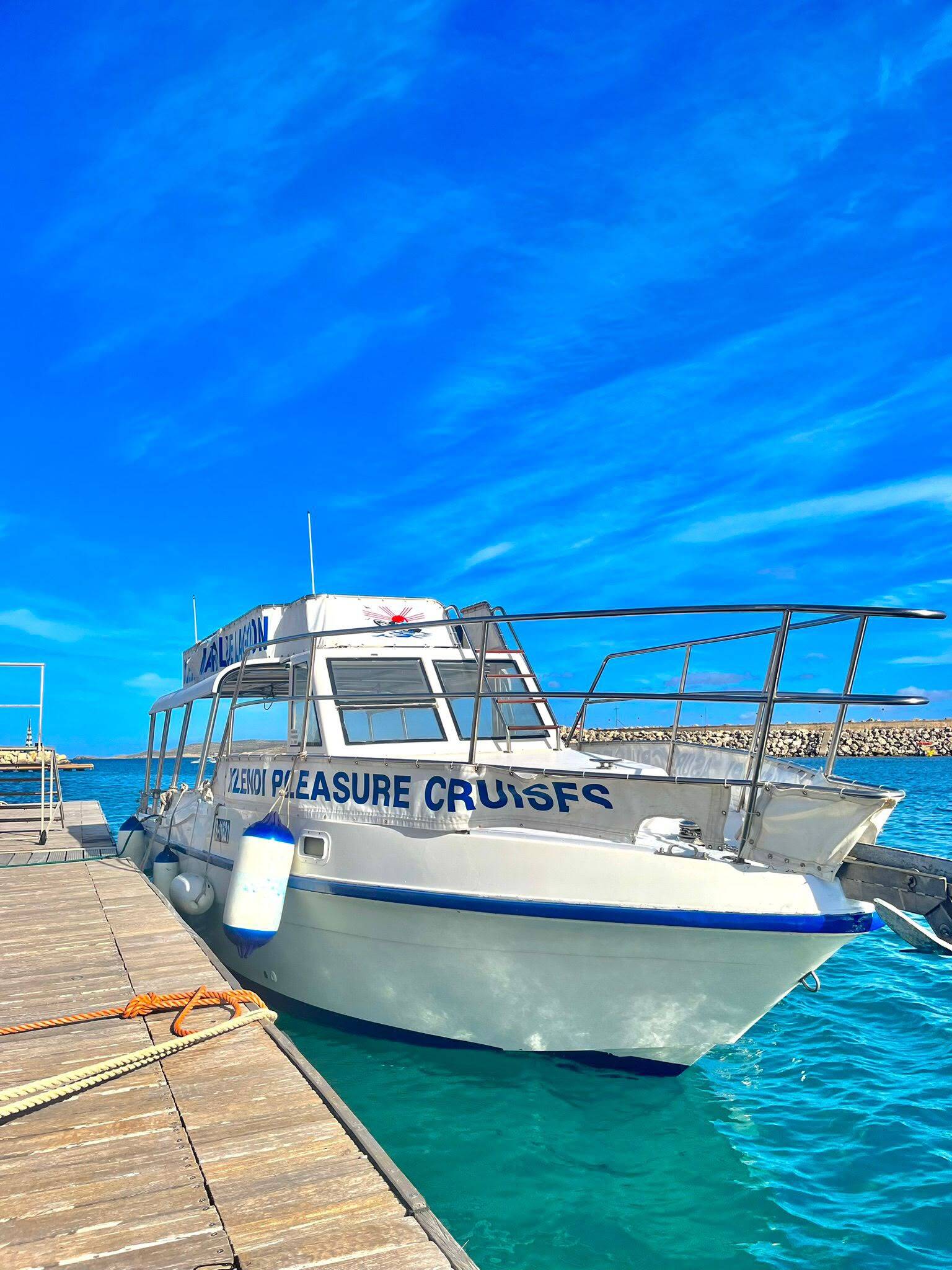 Boat Trip around Comino and Blue Lagoon from Gozo.