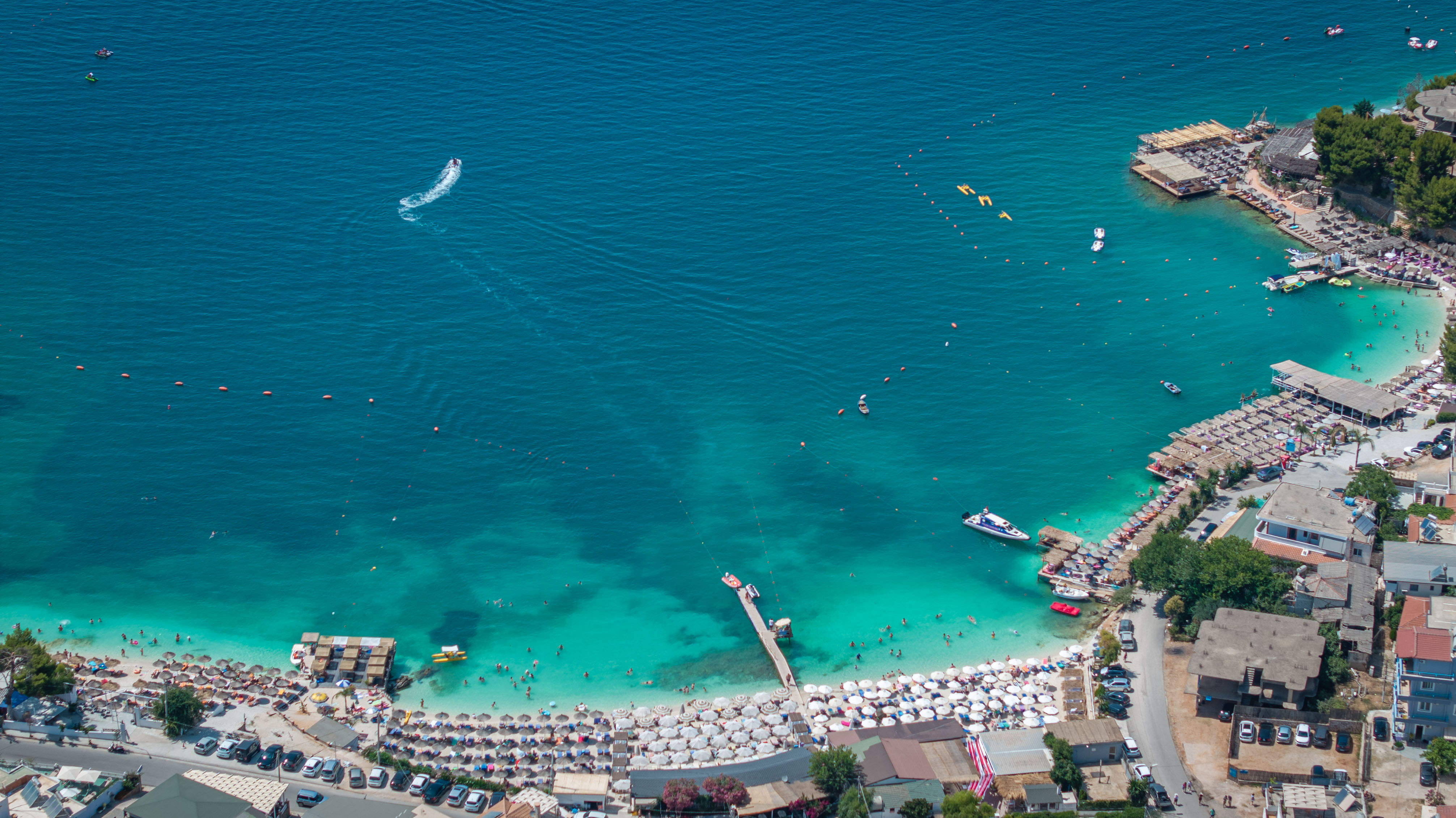 Boottocht van Ksamil naar Isole Gemelle di Ksamil  & zwemmen.