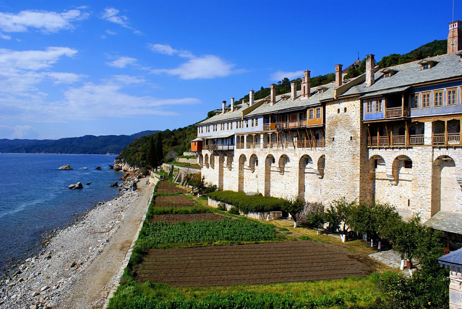 Bootstour von Ouranoupolis zum Berg Athos & Ammouliani.