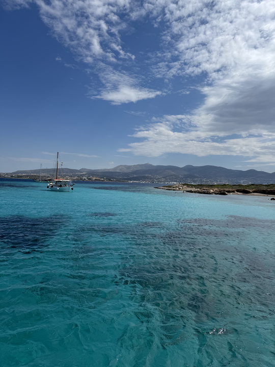 Half Day Pirate Boat Trip around Antiparos and to Blue Lagoon with Snacks.
