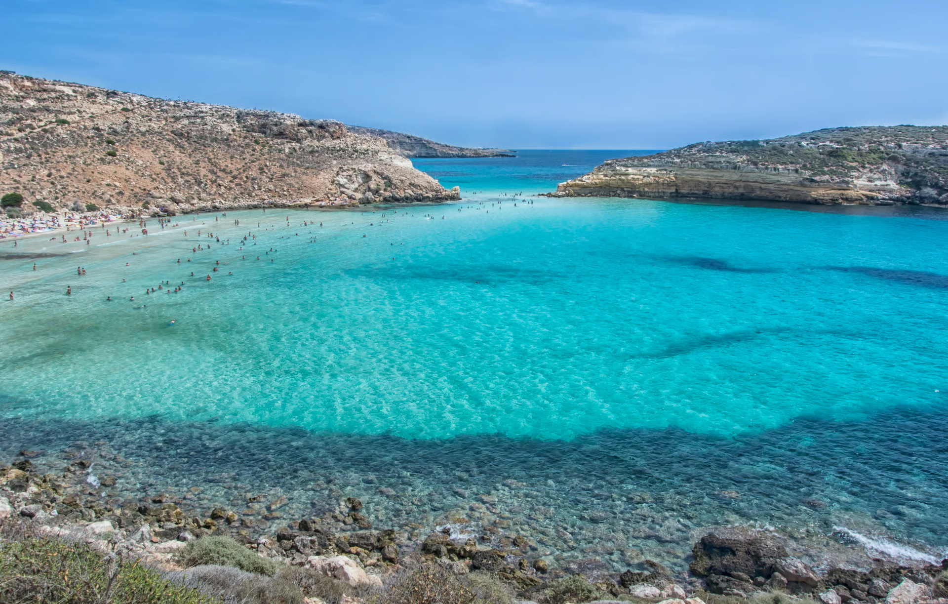 Balade en bateau - Tabaccara avec Baby 2 e Baby 3 Lampedusa.