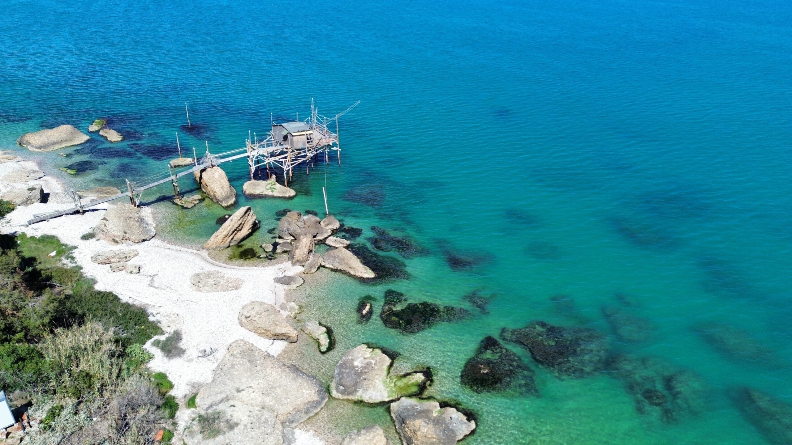 Full-Day RIB Boat Trip along the Trabocchi Coast with Apéritif, Lunch & Swimming from Abruzzo Skipper Termoli.