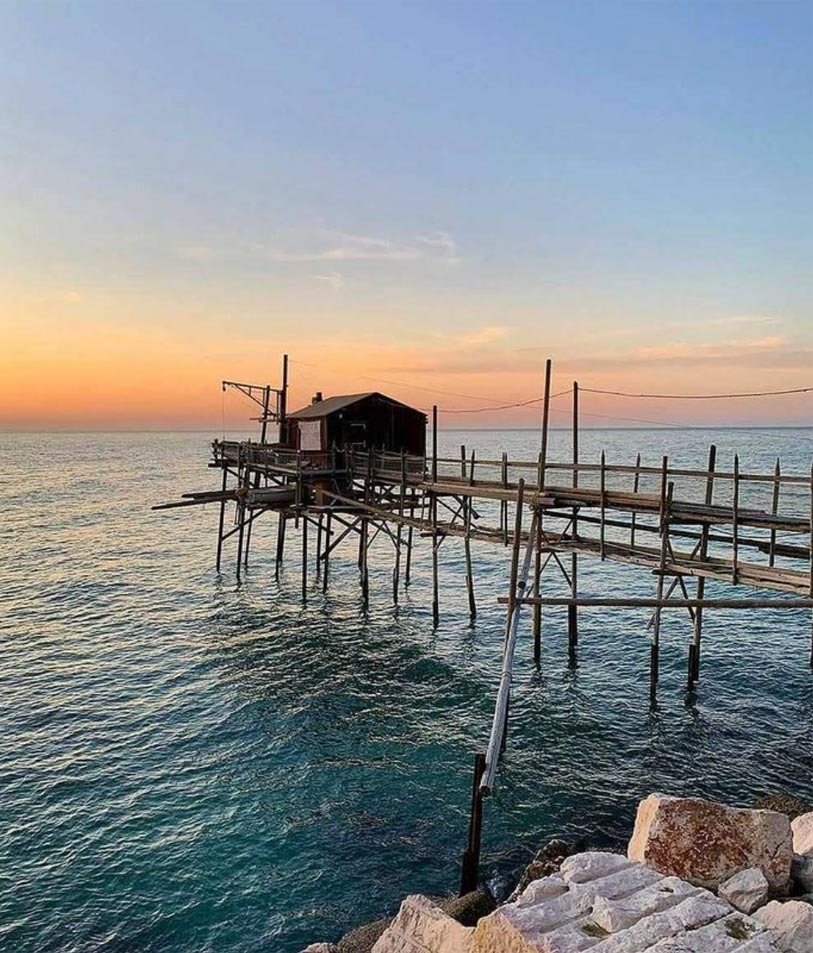 Balade en bateau semi-rigide depuis Termoli le long des Trabocchi avec Déjeuner.
