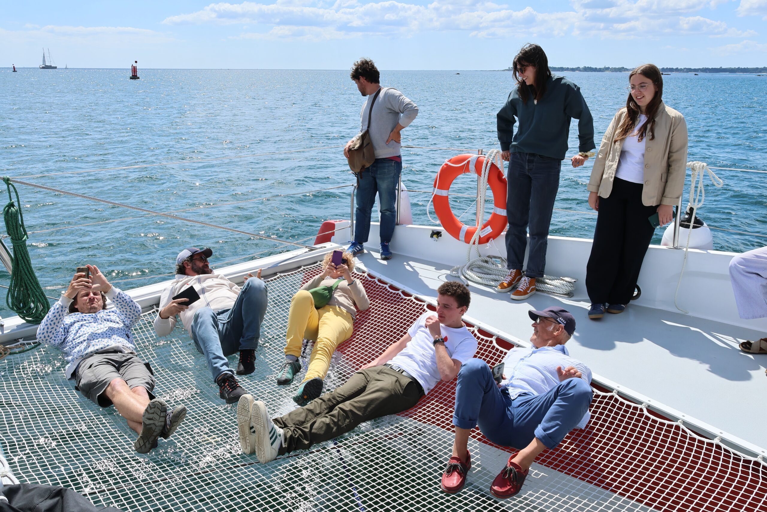 Balade guidée en catamaran d'une demi-journée à l'archipel des Glénan.