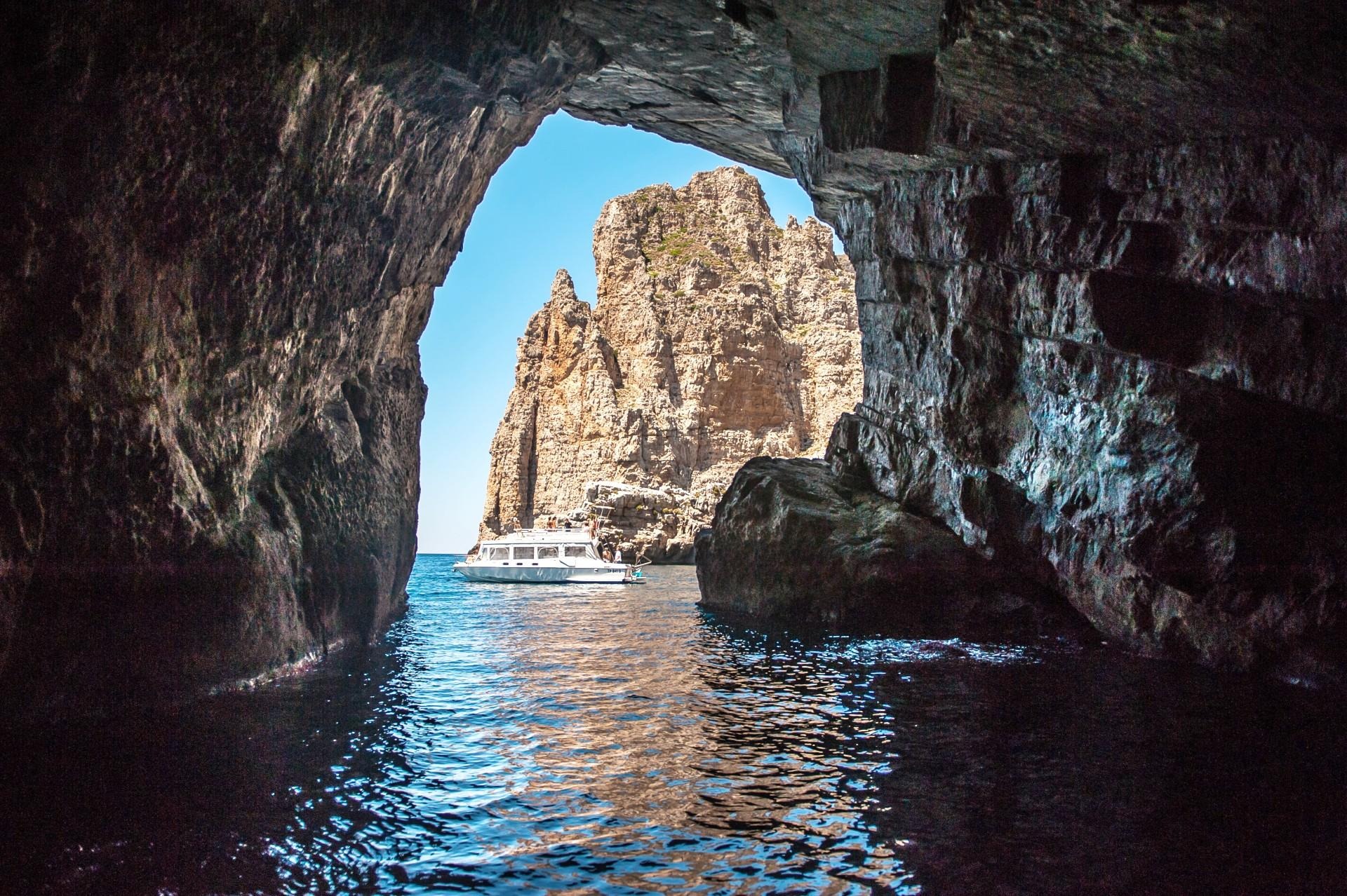 Katamarantour von Palermo - Capo Gallo Nature Reserve.