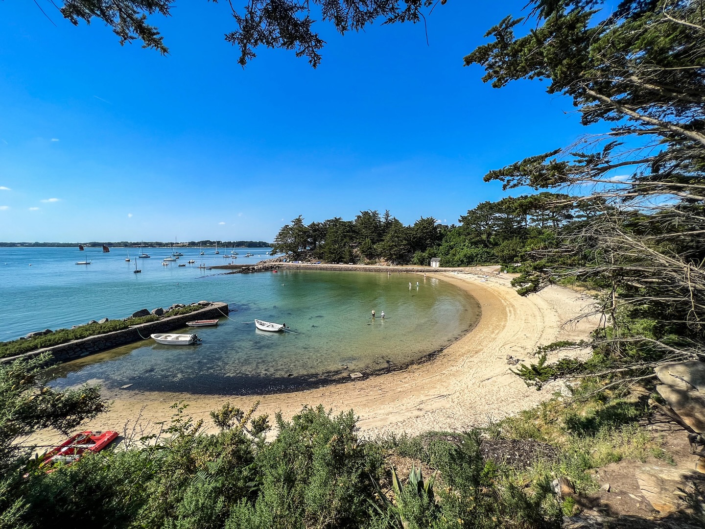 RIB Boat Trip in the Gulf of Morbihan with Optional Stopover on Île aux Moines.