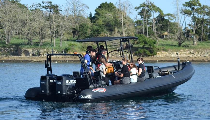 RIB Boat Trip from Arzon in the Gulf of Morbihan from Prestige Evasion Arzon.