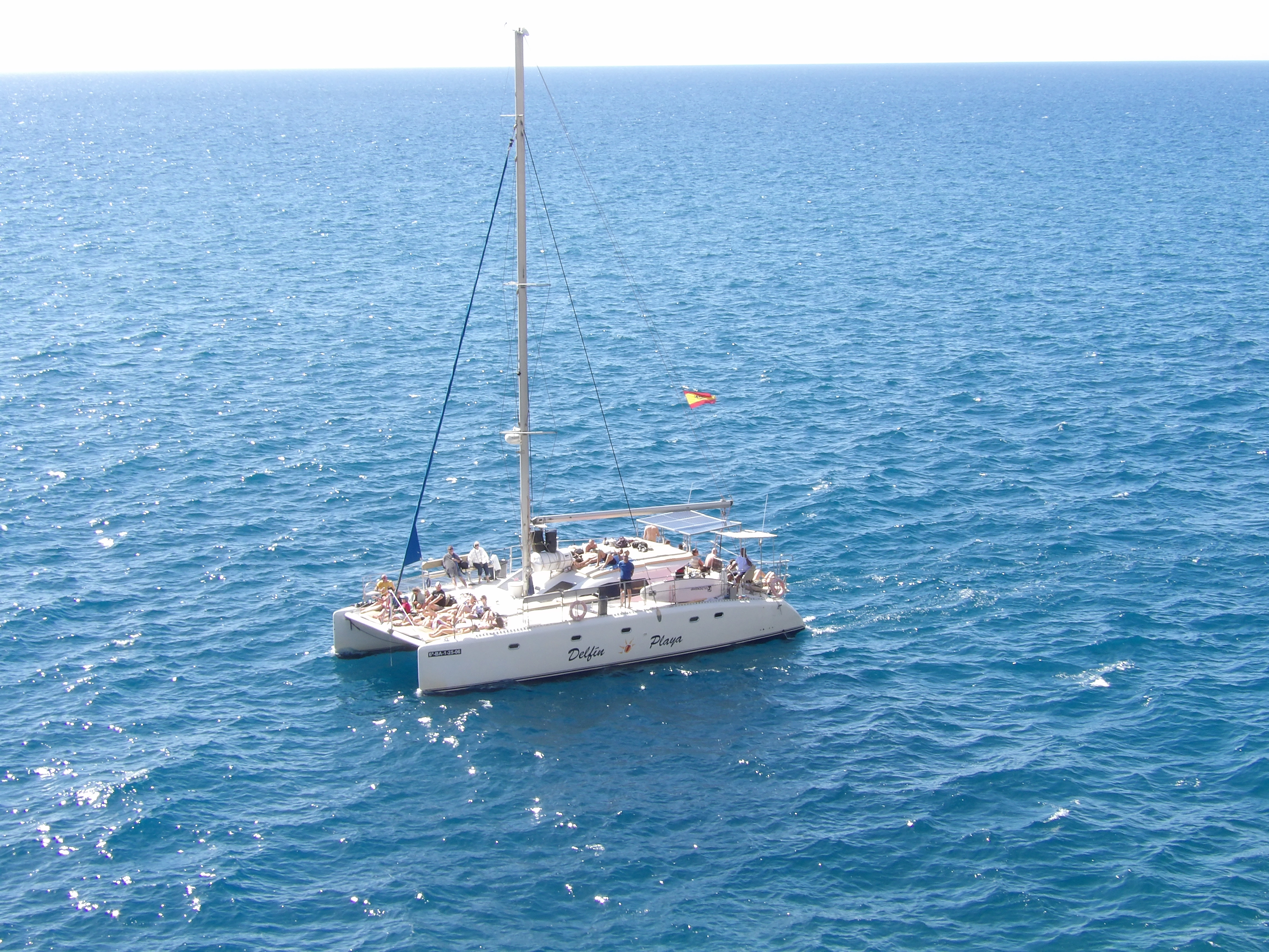 Catamaran Trip from Pasito Blanco with Dolphin Watching, Swimming & Banana Boat from Bahia Cat Gran Canaria Las Palmas.