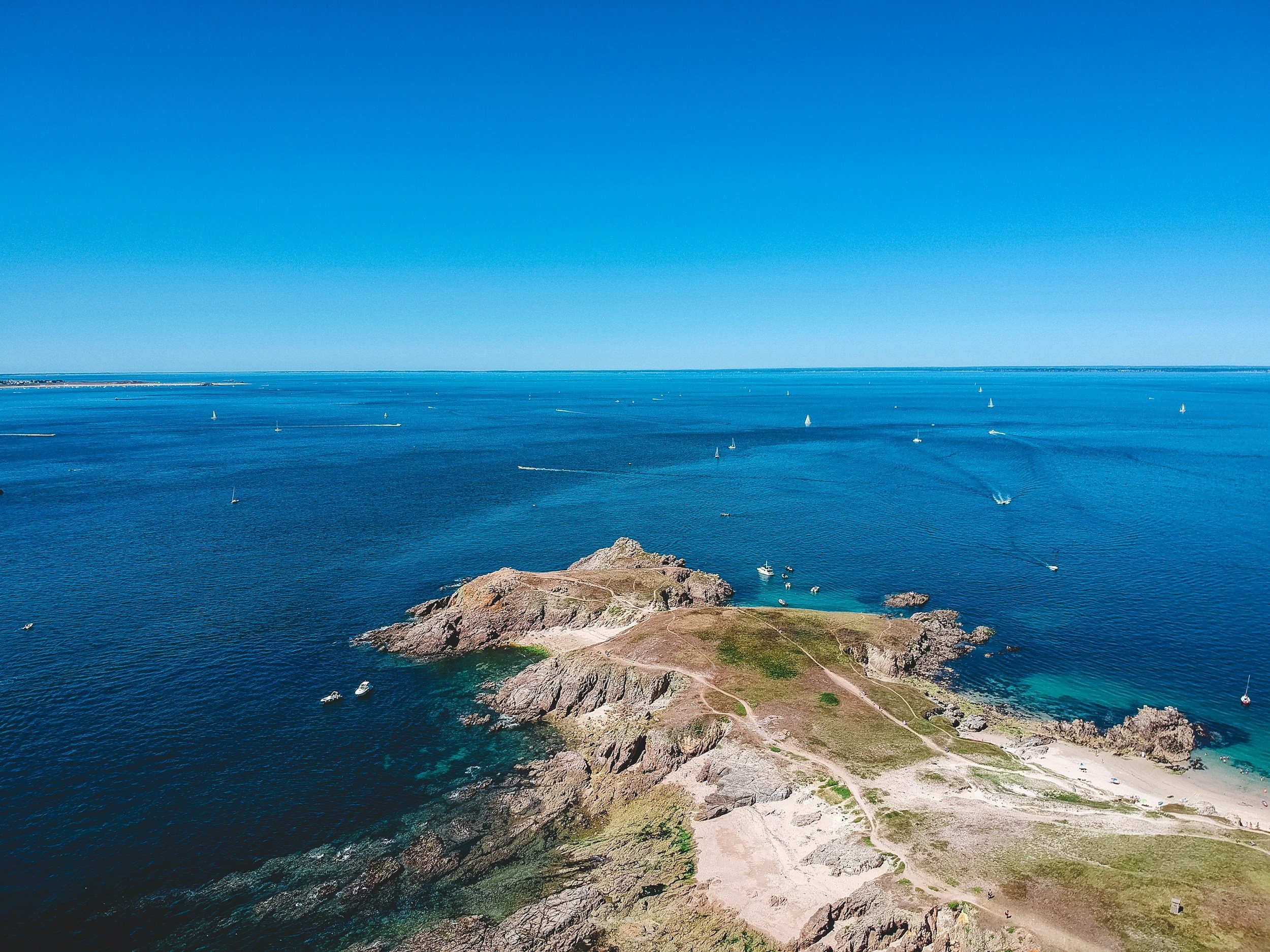 Catamaran Trip to the Island of Houat with Stopover, SUP & Breton Breakfast.